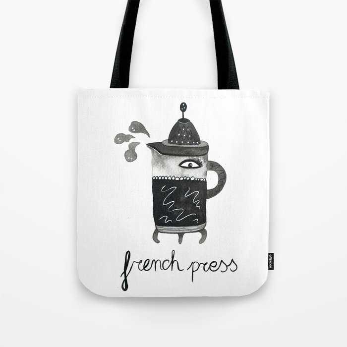 French Press Tote Bag