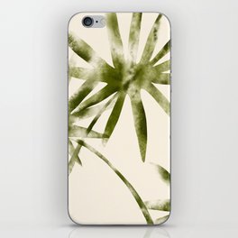 Palm Leaves Botanical Boho Shapes iPhone Skin