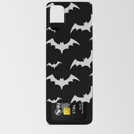 Halloween Bats Black & Grey Android Card Case