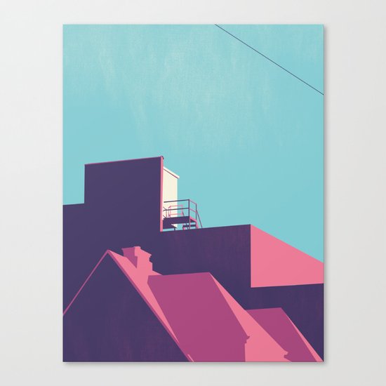 ROOFTOP Canvas Print