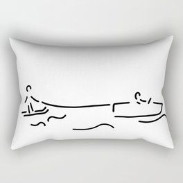 water-ski boat waterski Rectangular Pillow