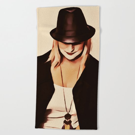 Shyness Beach Towel