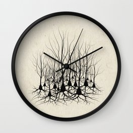 Pyramidal Neuron Forest Wall Clock