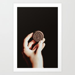 Delicious Oreo cookies in the sunlight Art Print