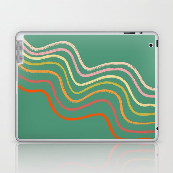 Groovy Color waves Laptop & iPad Skin