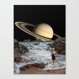 Saturn Tide Canvas Print