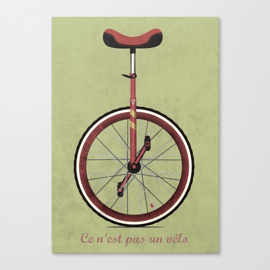 Unicycle Canvas Print