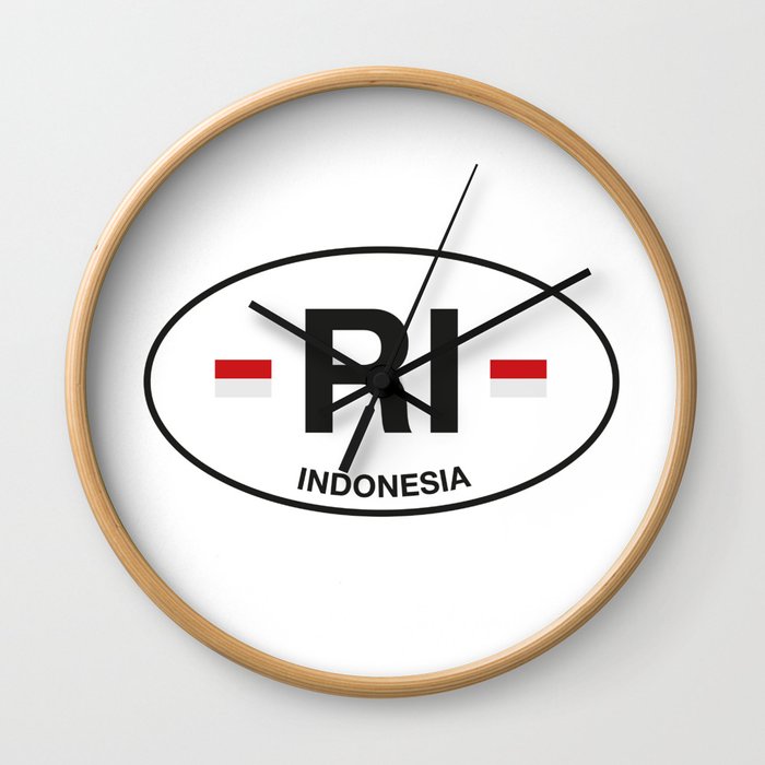 indonesia Wall Clock