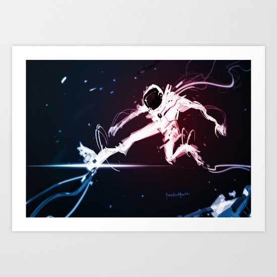 Gravity Core 2 Art Print