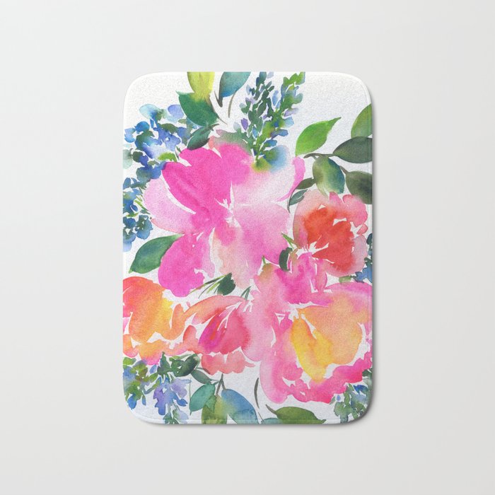 peony dance Bath Mat