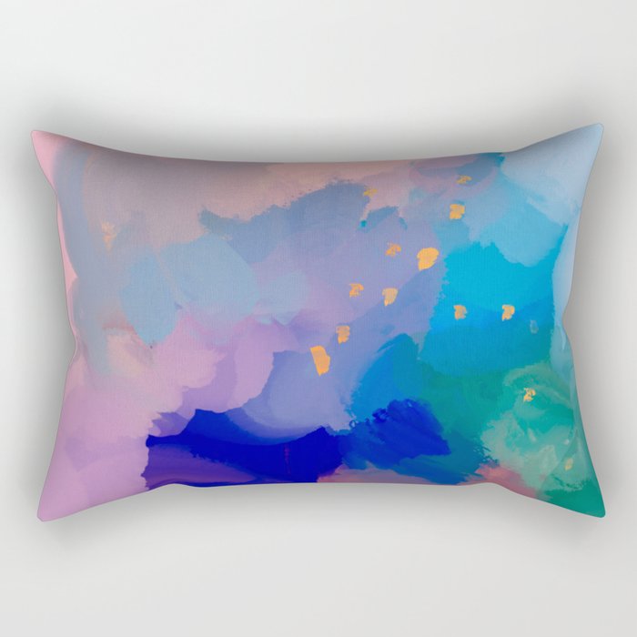 August Sunset Abstract 4 Rectangular Pillow