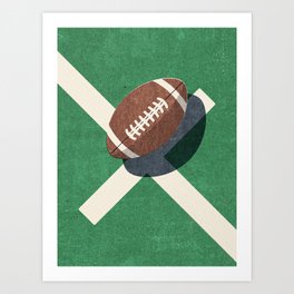 BALLS / American Football Art Print