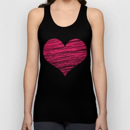 Heart Unisex Tank Top