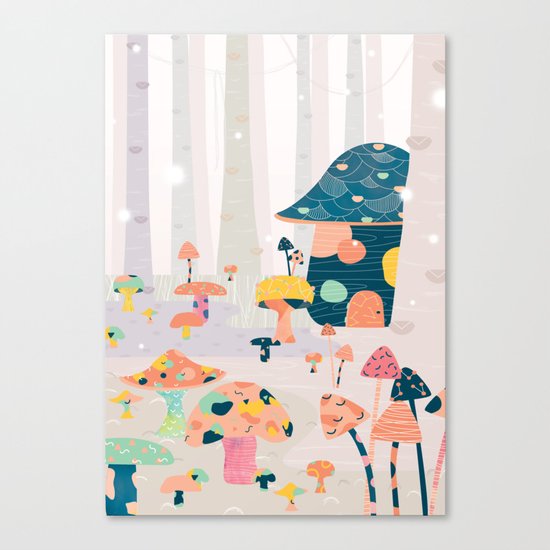 Mushroom Euphoria Canvas Print