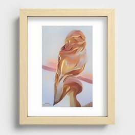 Golden Recessed Framed Print