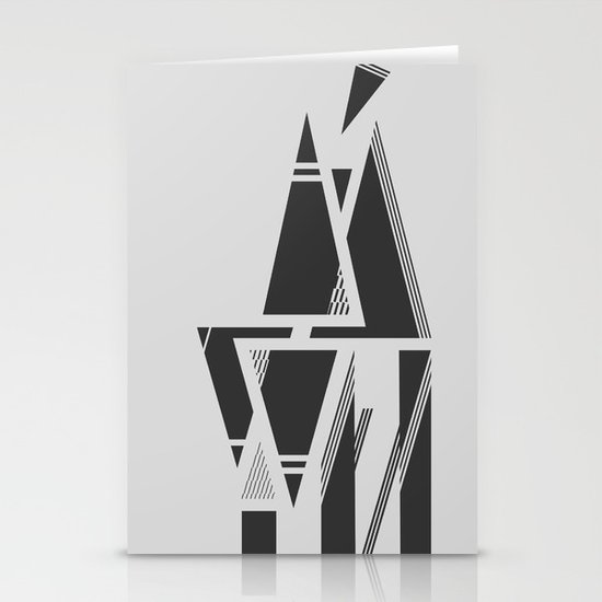 Abstract Stationery Cards