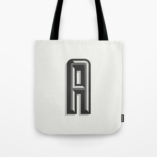 Letter A Tote Bag