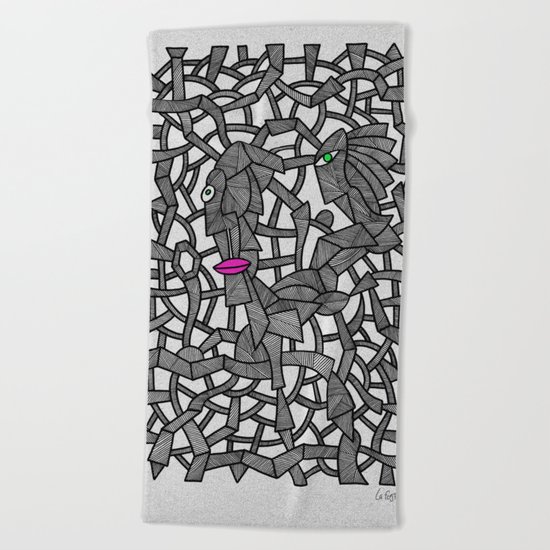 - nobody's perfect - Beach Towel