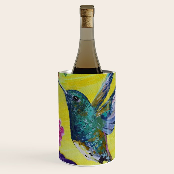 Hummingbird Follow Me  Wine Chiller