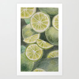 Limes Art Print