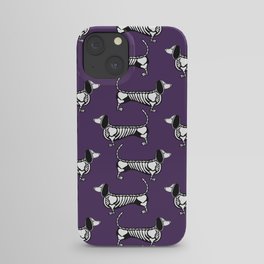 Skeleton Dachshund, it`s halloween! iPhone Case