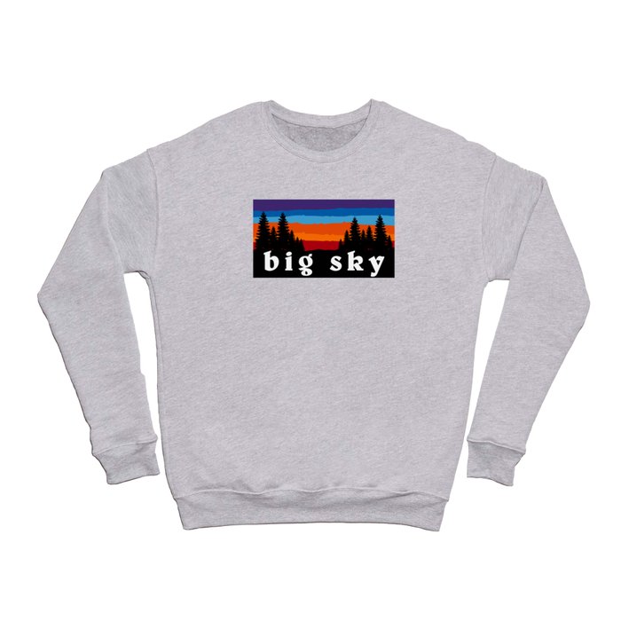 Big Sky Montana Ski Snowboard Resort Crewneck Sweatshirt by