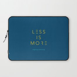 Less Is More Laptop Sleeve