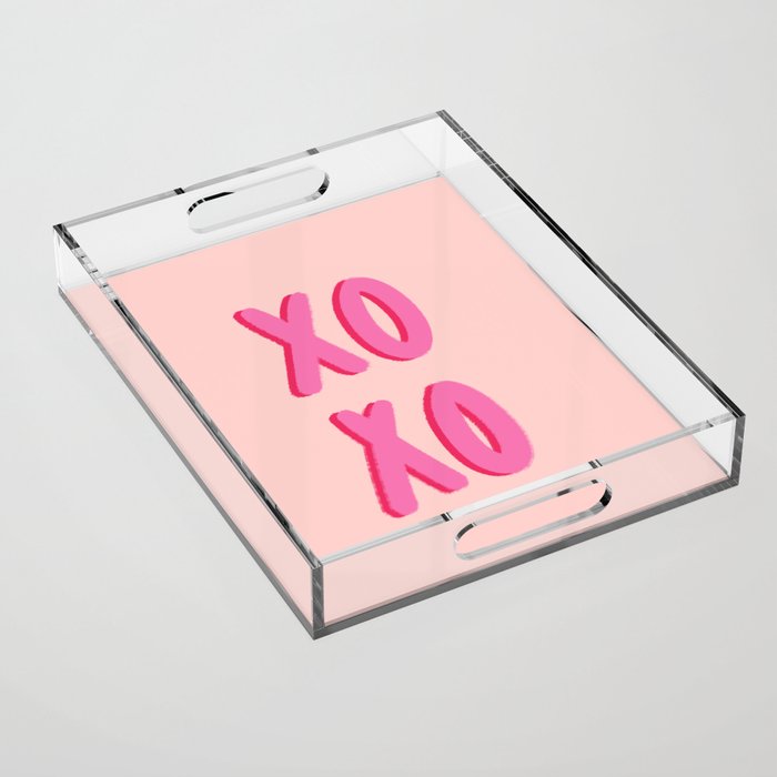 XOXO Minimal Pop Art Acrylic Tray