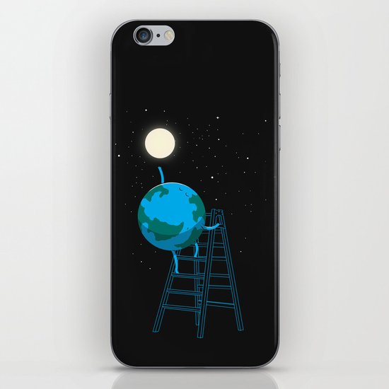 Reach the moon iPhone & iPod Skin