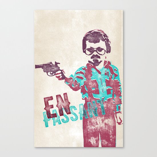En Passant Poster Canvas Print