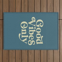 Good Vibes Only Outdoor Rug