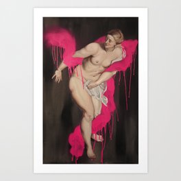 Syrinx in Pink Art Print