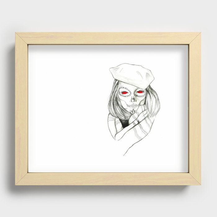 Dead woman  Recessed Framed Print