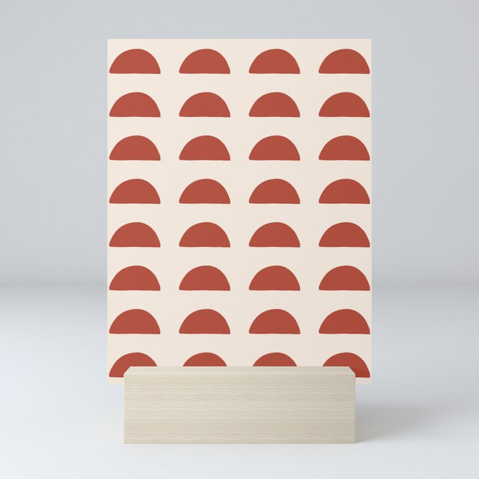 A Thousand Sunsets - Midcentury Modern Pattern Mini Art Print