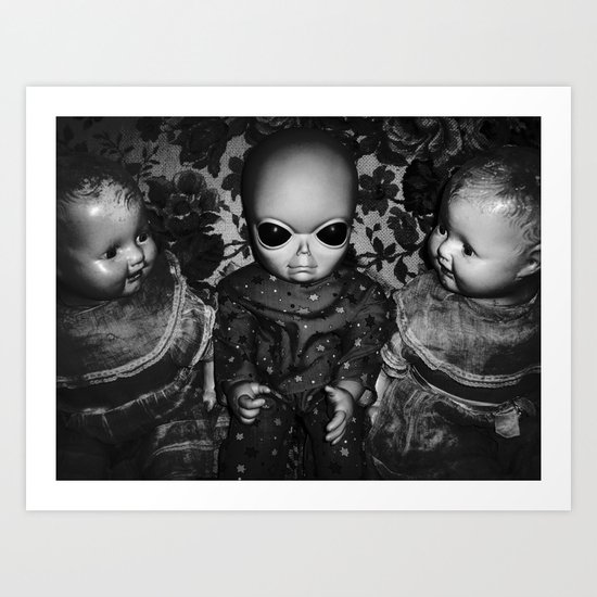 Alien Baby Art Print