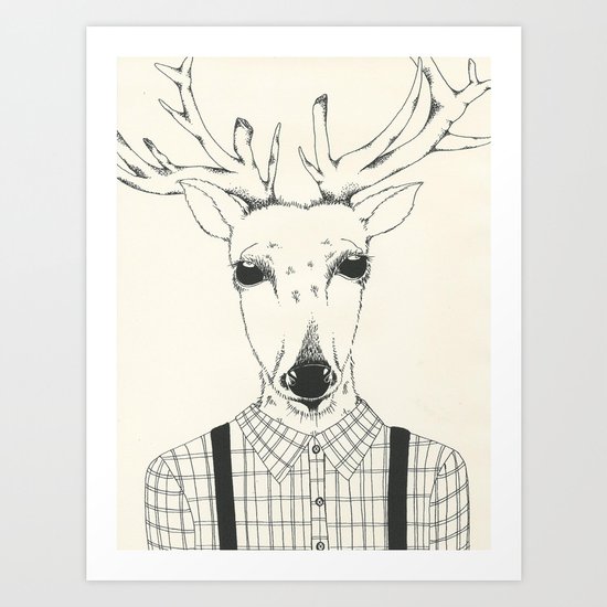 You're a Deer Art Print