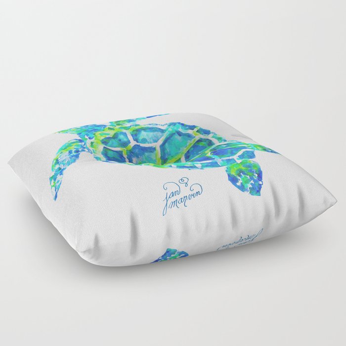 Sea turtle Floor Pillow