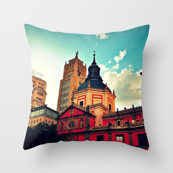 Madrid Sky Throw Pillow