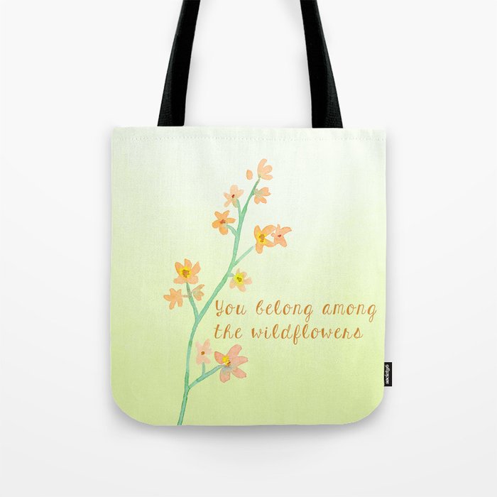 Wildflowers - Yellow Tote Bag
