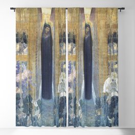  the pain - carlos schwabe Blackout Curtain