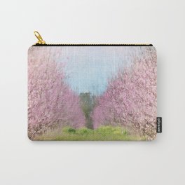 Peach Orchard Carry-All Pouch
