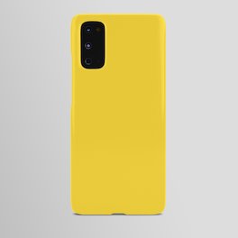 Bright Mid-tone Yellow Solid Color Pairs Pantone Vibrant Yellow 13-0858 / Accent Shade / Hue  Android Case