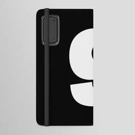 9 (White & Black Number) Android Wallet Case