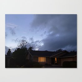 Home after the storm Canvas Print