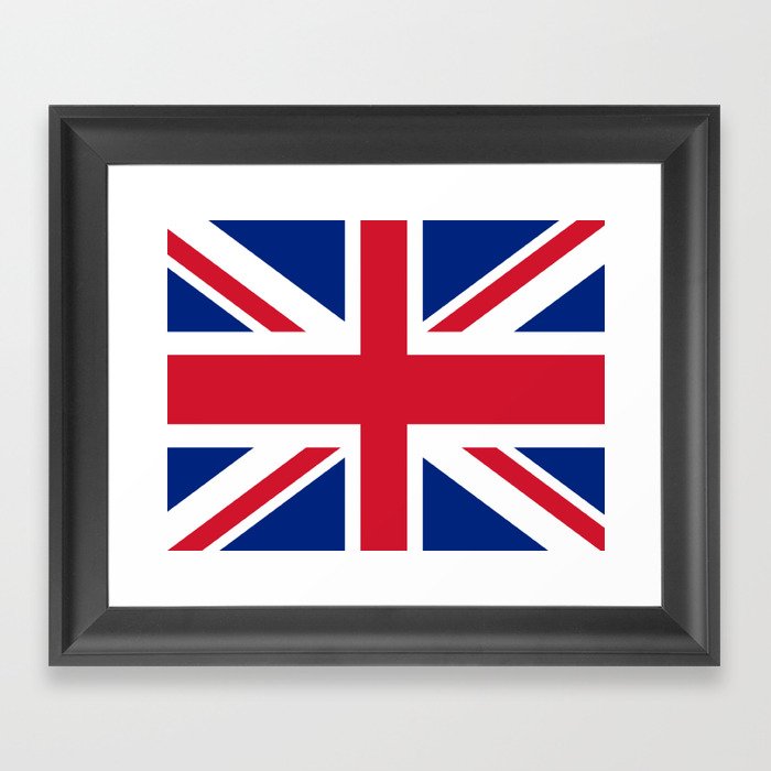 flag of uk- London,united kingdom,england,english,british,great britain,Glasgow,scotland,wales Framed Art Print