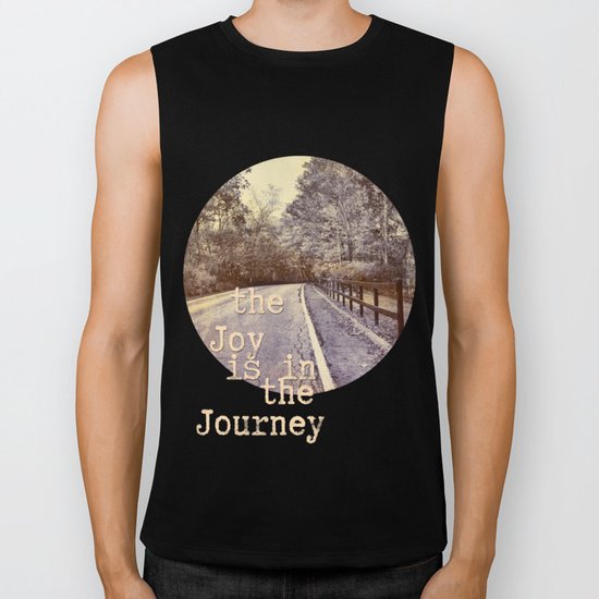 Road Trip - the joy is in the journey - Biker Tank