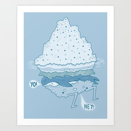 Iceburger Art Print