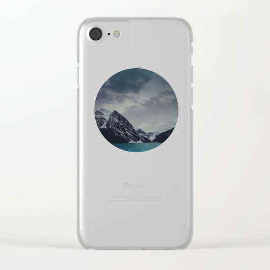 Lake Louise Winter Landscape Clear iPhone Case