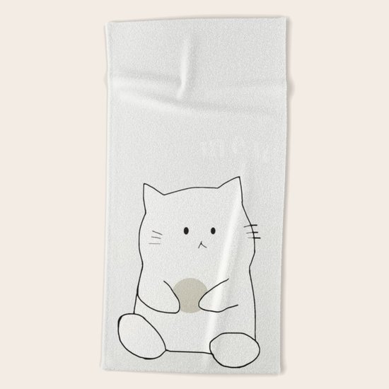 cat-361 Beach Towel