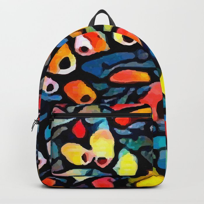 Colorful Koi Fish Backpack